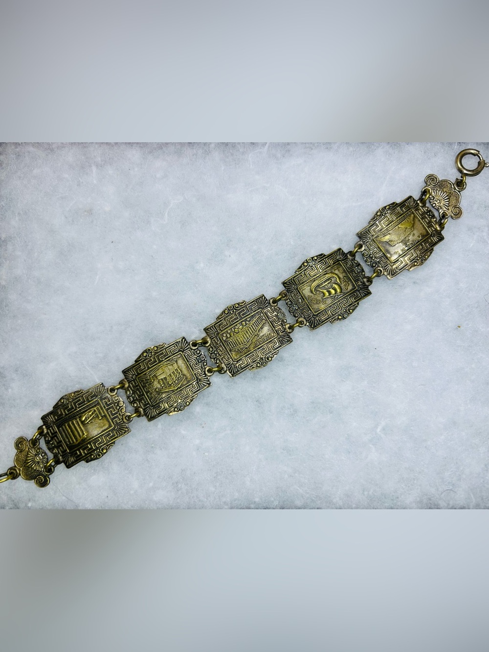 Vintage Greek Souvenir Bracelet (c. 1958–1968)